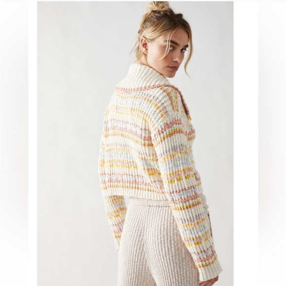 RARE Free People Solana Cardi Sweater Size Large NWOT - Picture 10 of 16